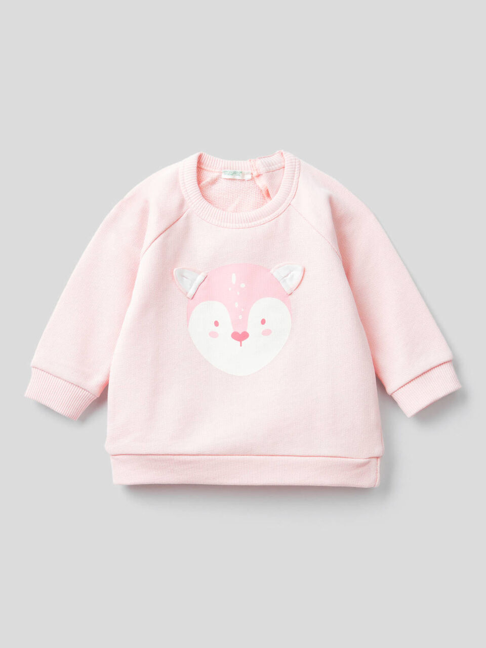 Sweat en coton bio avec imprimé animal image number 1