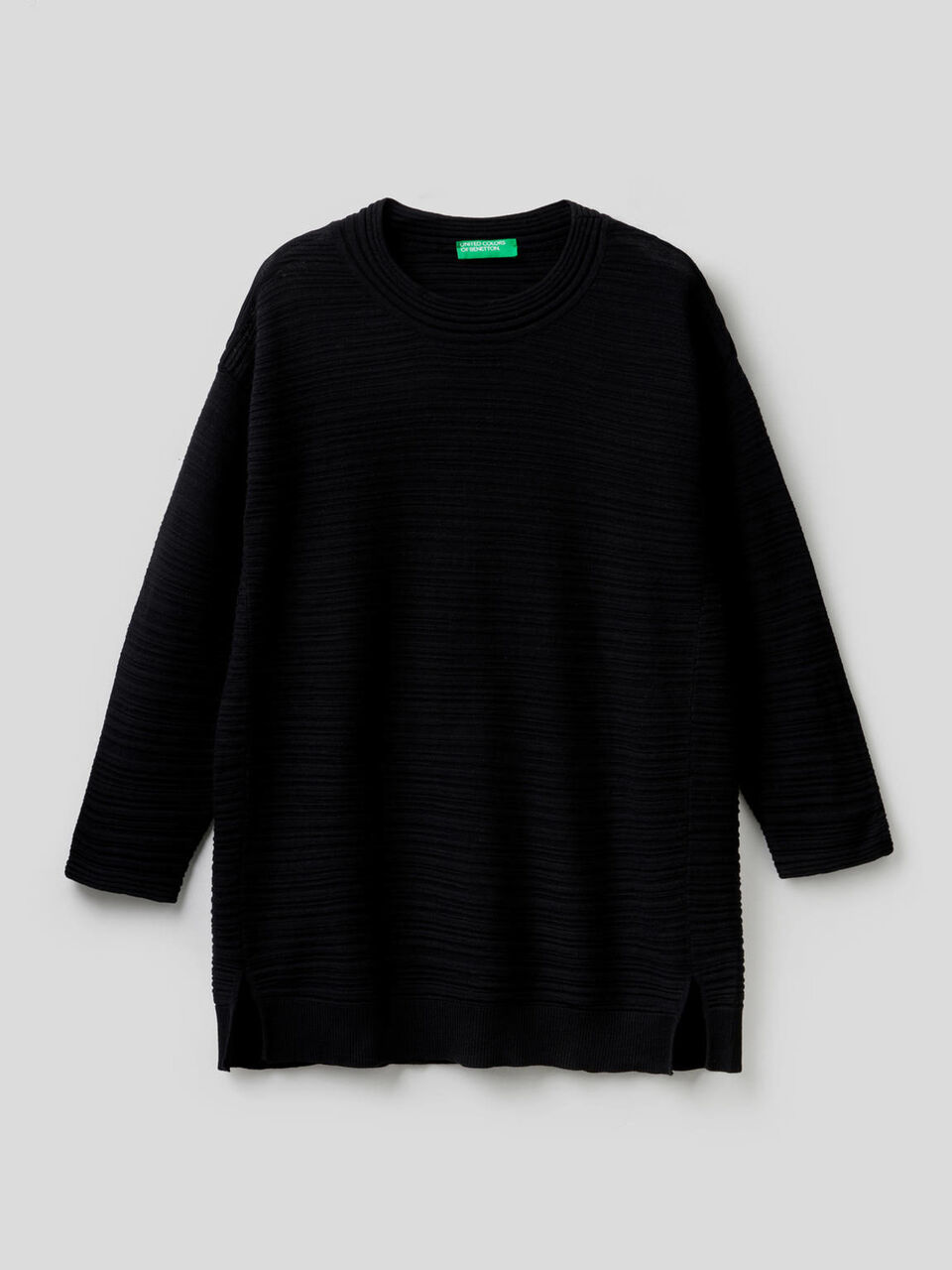 Pull texturé en 100% coton image number 1