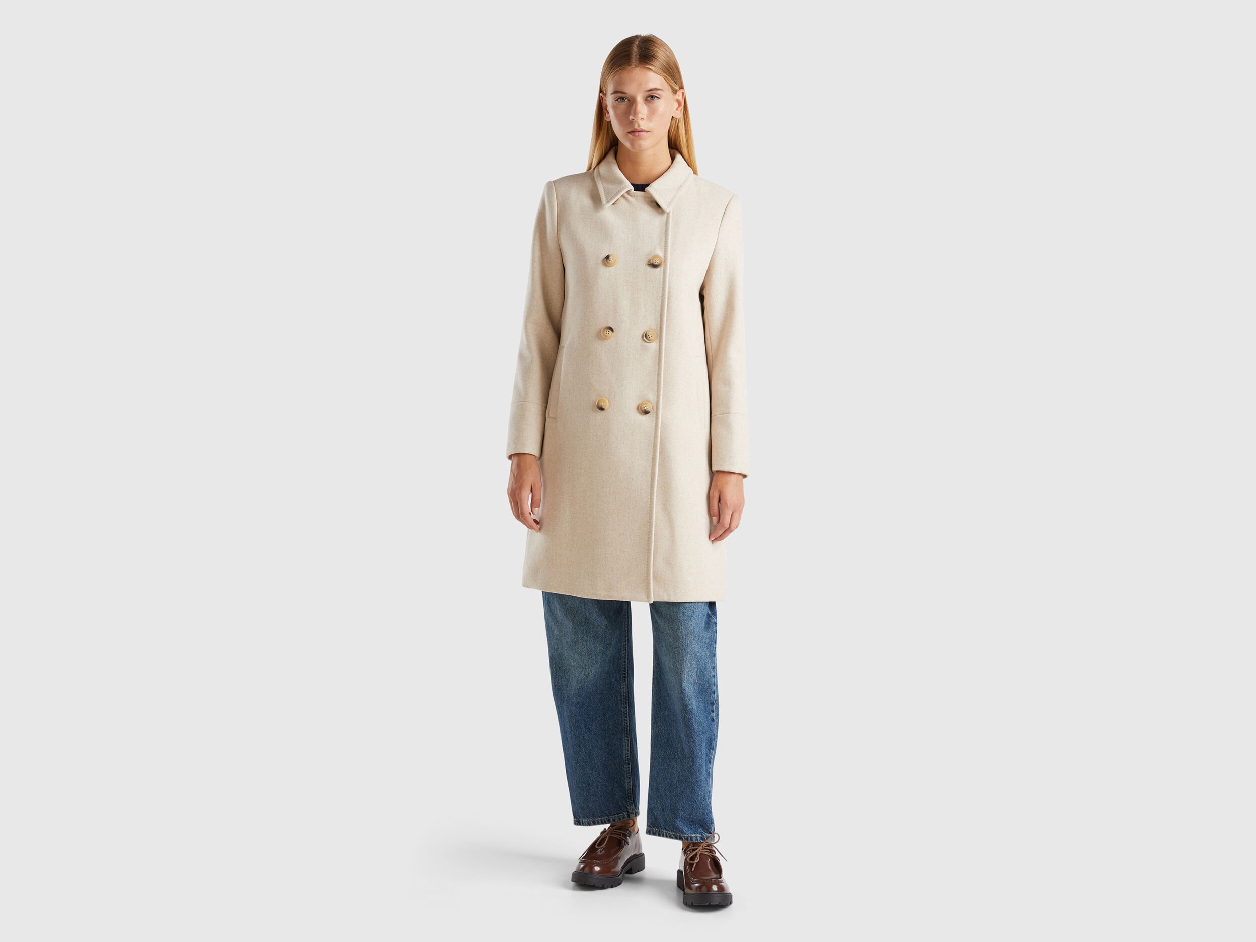 Manteau femme benetton on sale