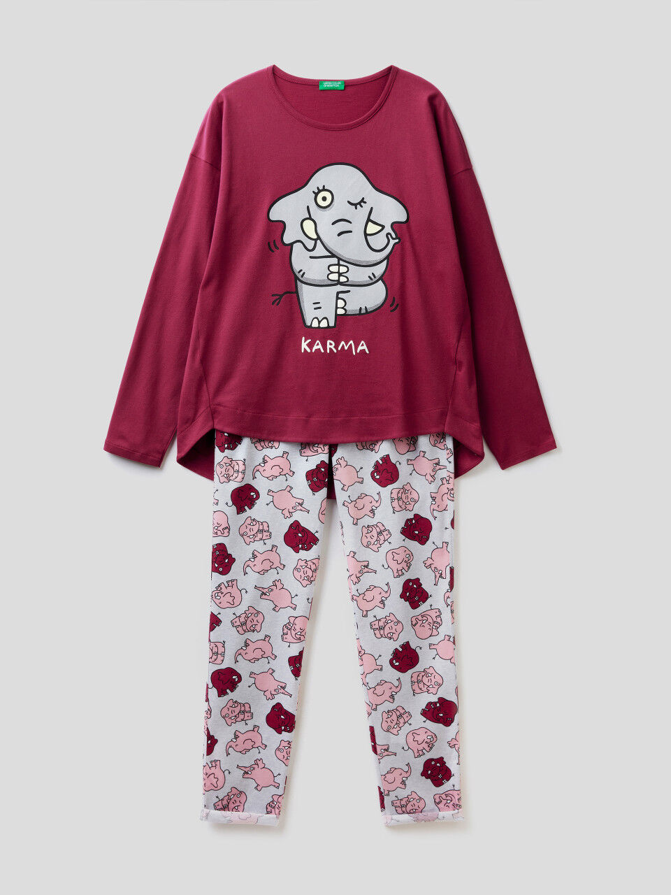 Pyjama pour personnes âgées femme fabriqué en Italie homme 23 anthracite, XL coton hiver automne chaud pyjamas sanitaires homme 