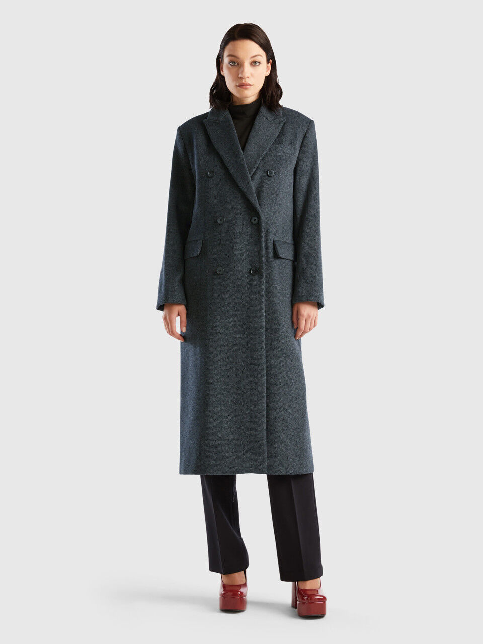 Manteau femme benetton on sale