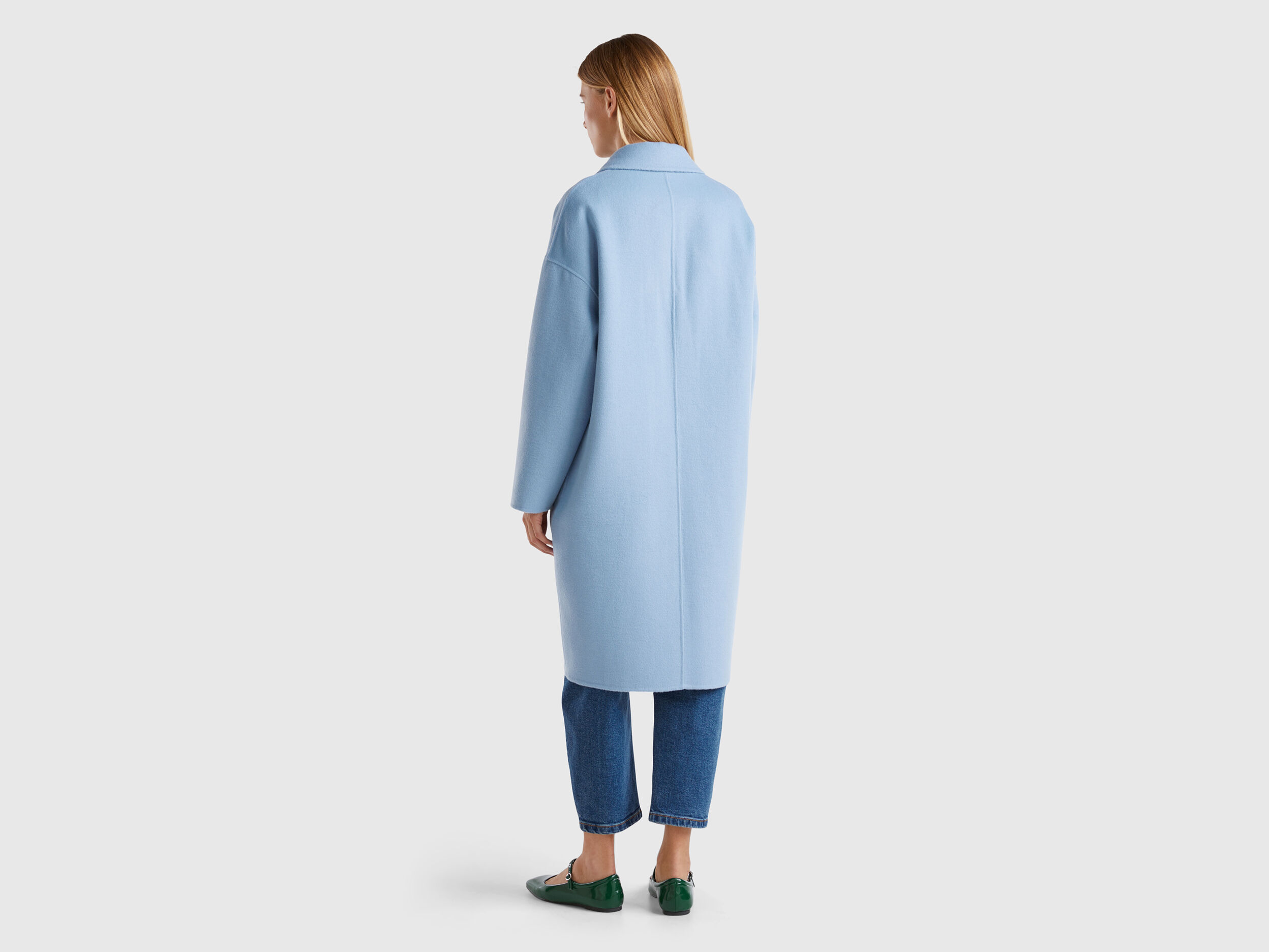 Manteau femme bleu clair outlet