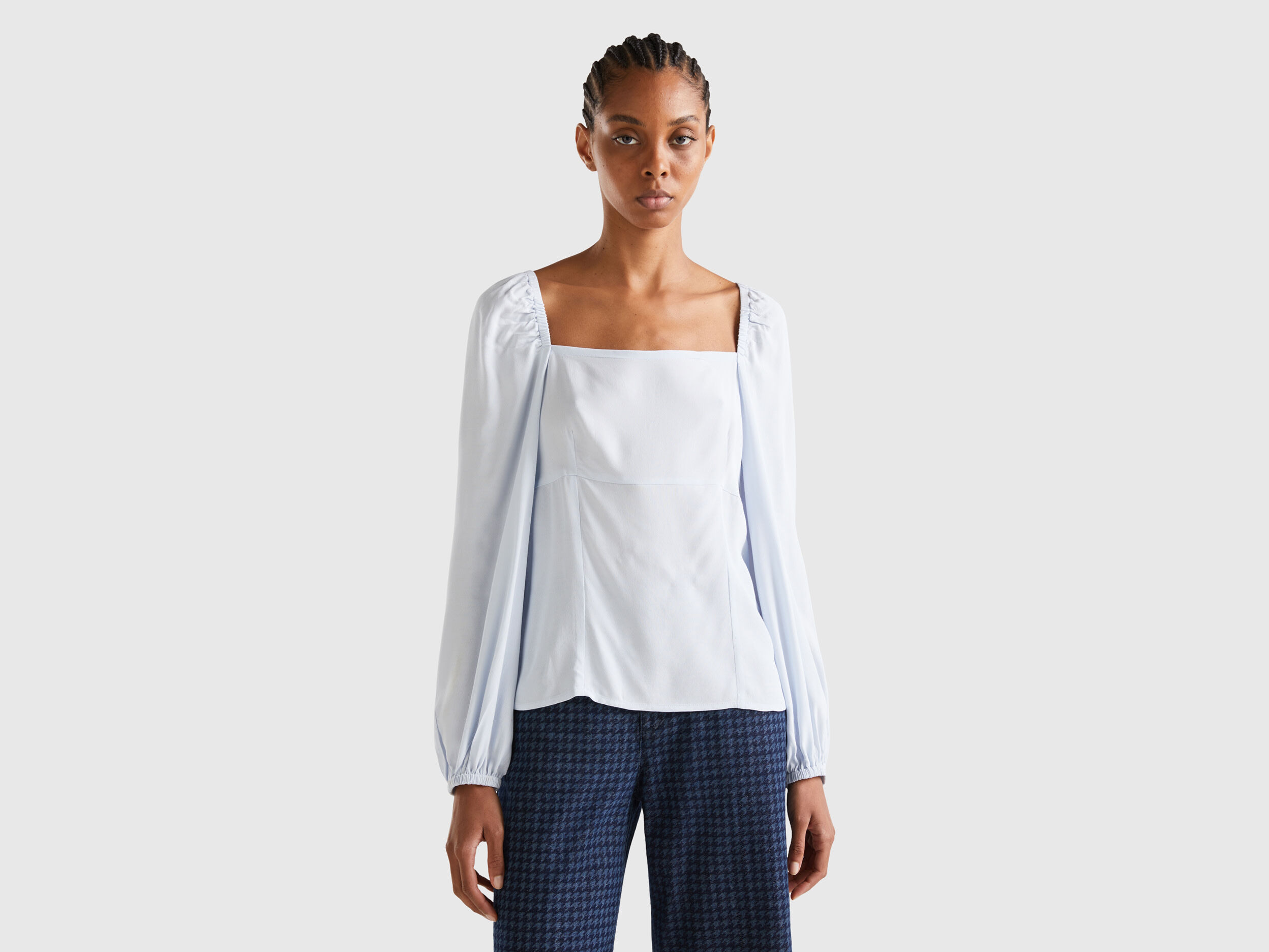 Blouse ajust e col carr