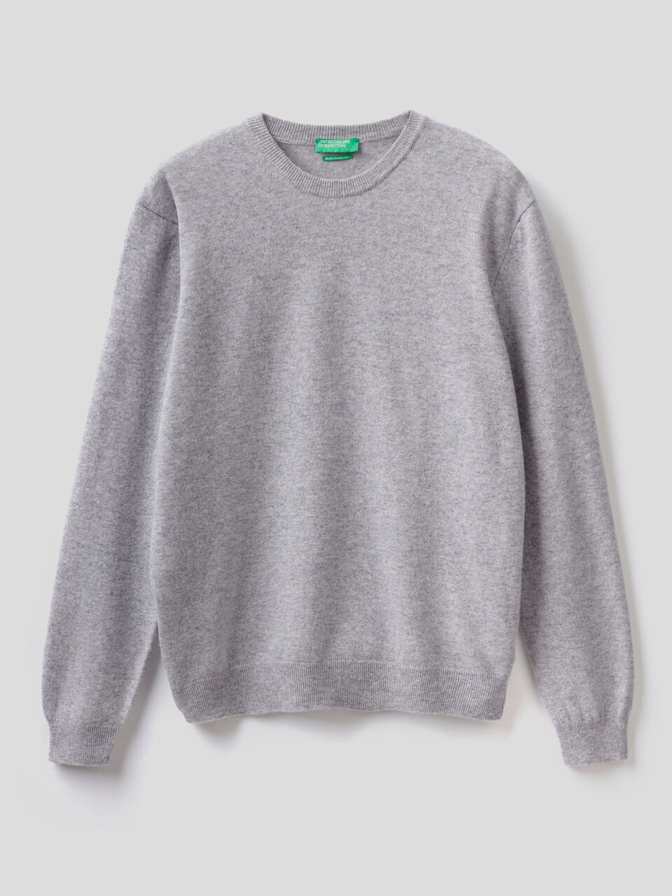 Pull col rond en pure laine vierge image number 1