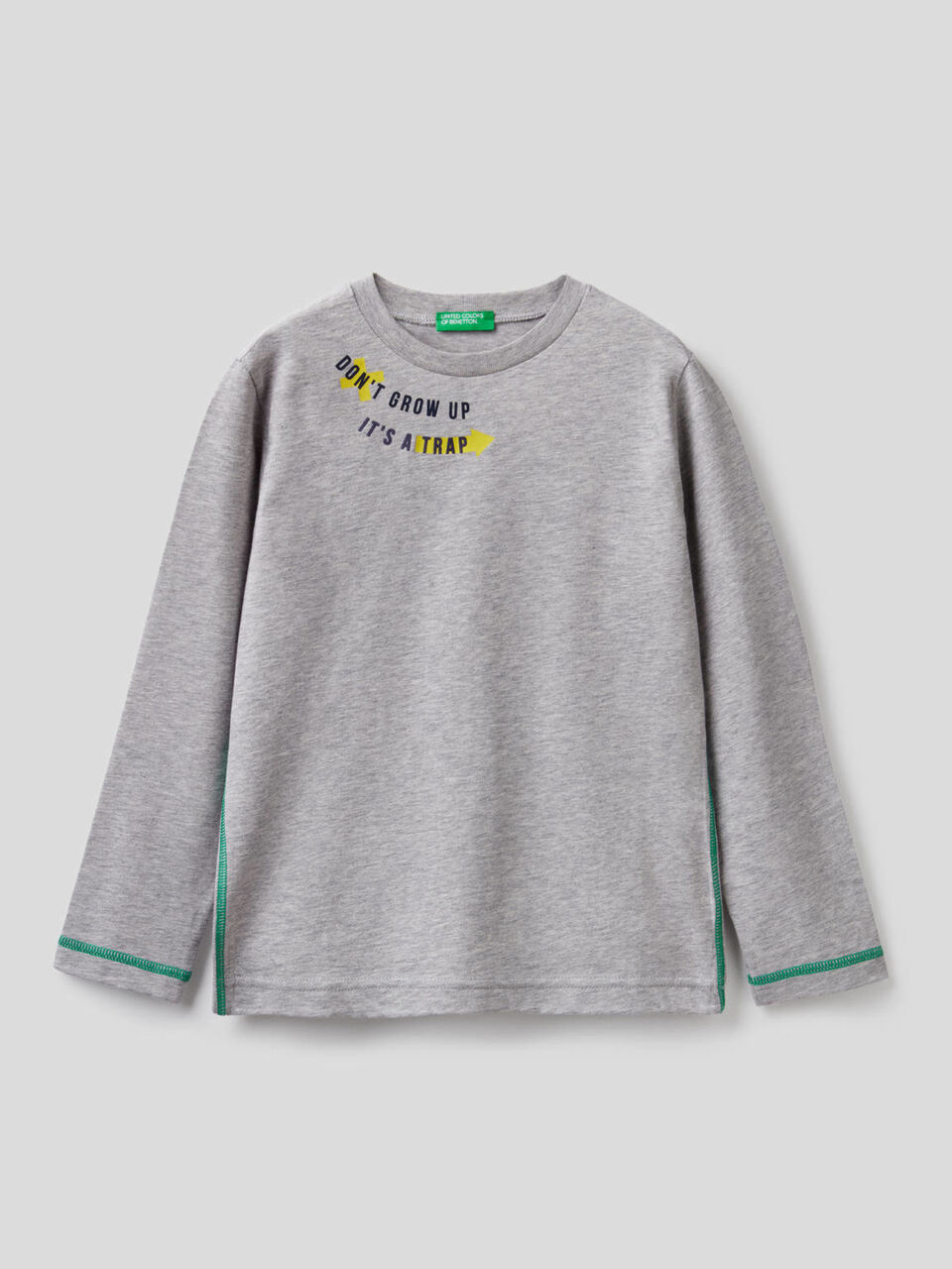 T-shirt manches longues 100% coton image number 1