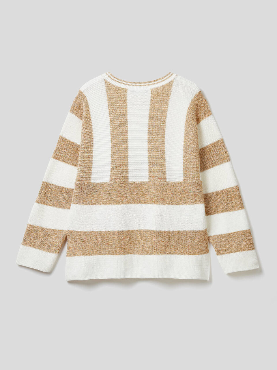 Pull à rayures avec fil de lurex image number 2