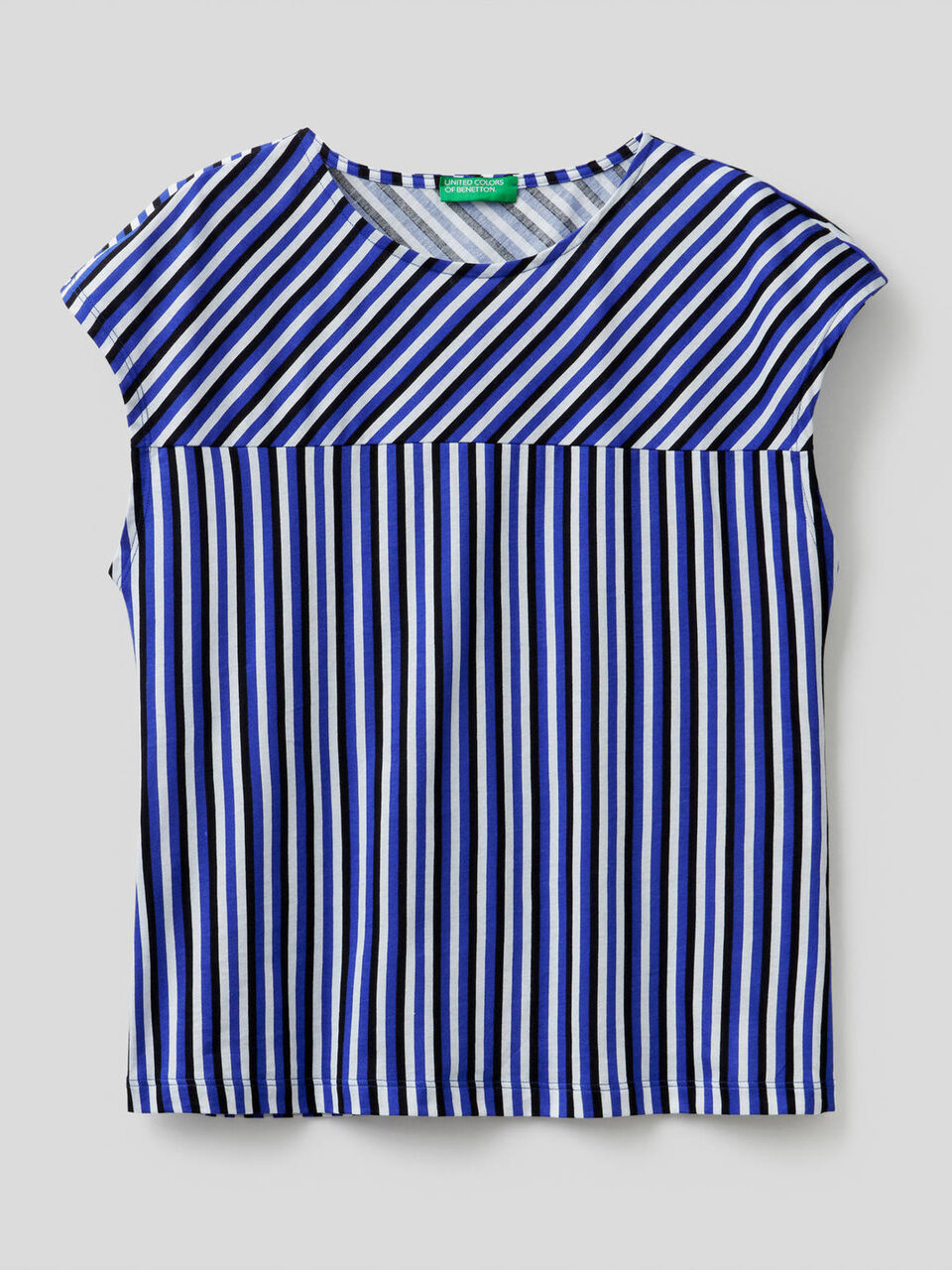 Blouse à rayures 100% coton image number 1