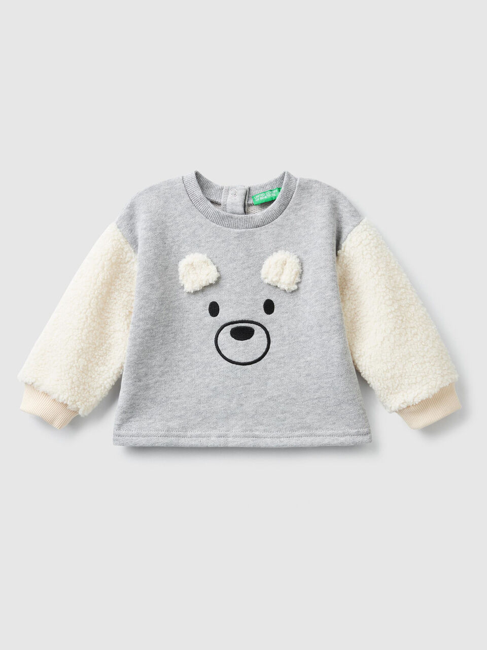 Sweat avec manches en polaire image number 1