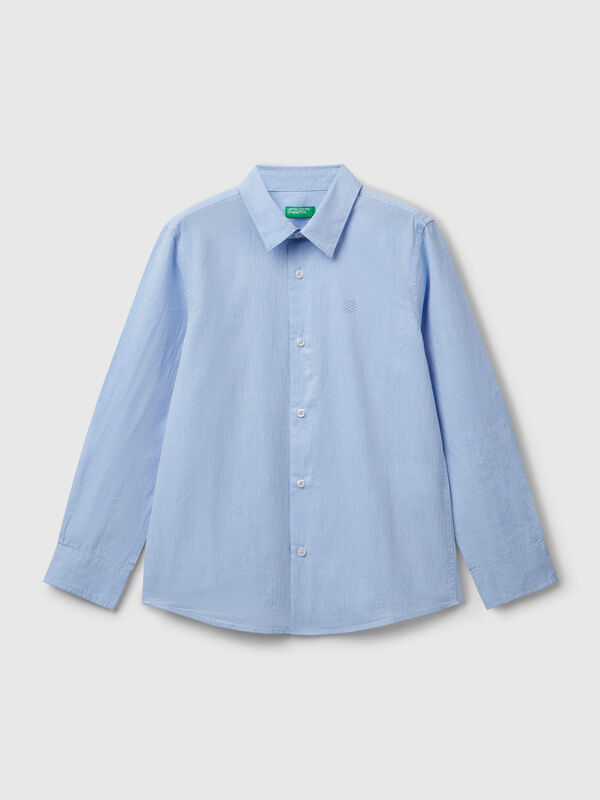 Chemise classique en pur coton Garçon