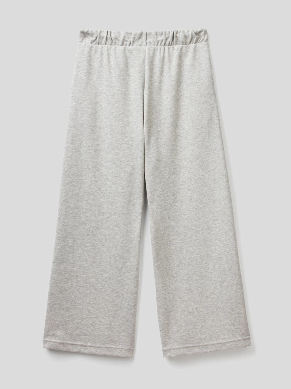 Pantalon cropped uni en molleton image number 2