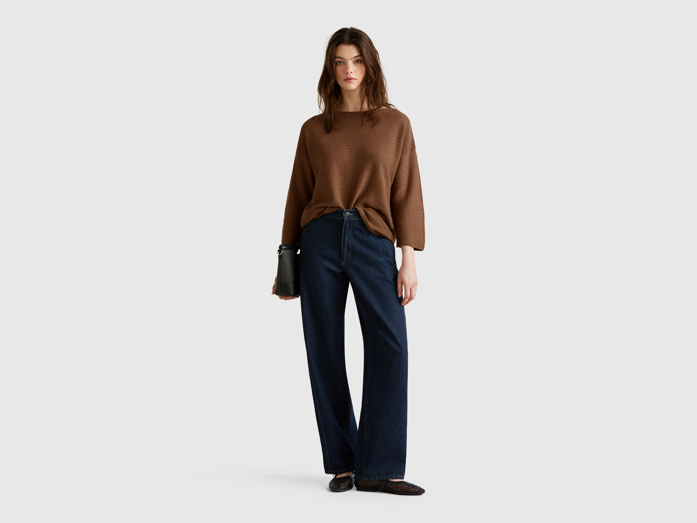 BOAT-NECK SWEAT.L/S Femme image number 2