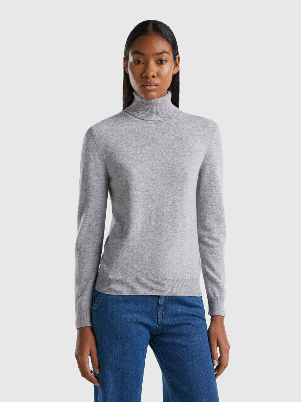 Pulls Col Montant Laine M rinos Femme 2024 Benetton
