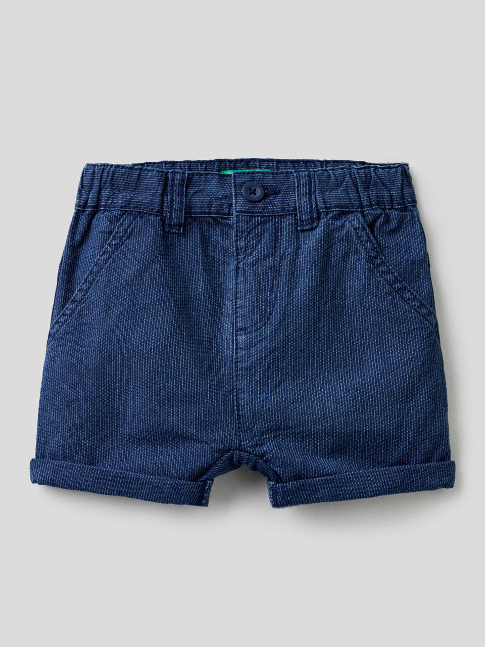Short en jeans rayé image number 1