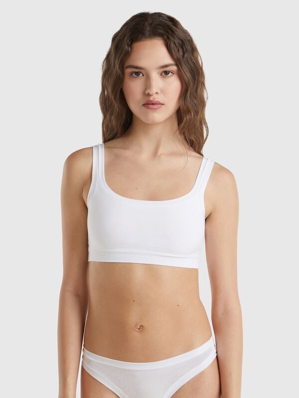 Soutien-gorge en coton super stretch Femme