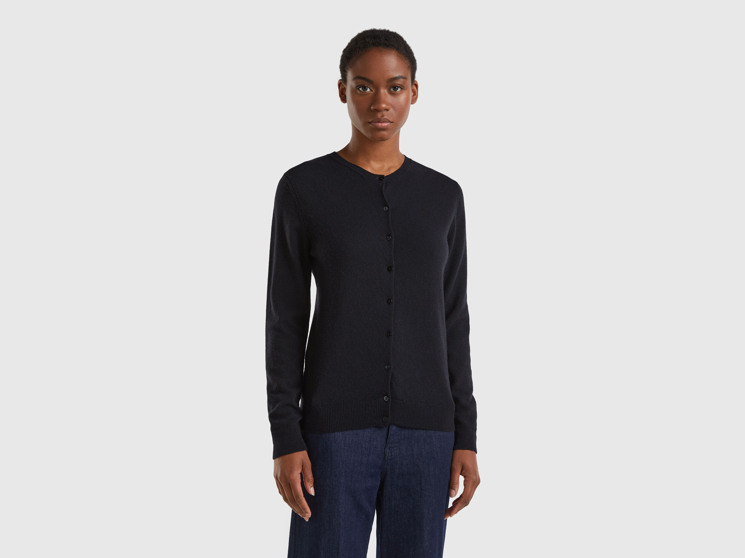 Gilet noir laine femme best sale