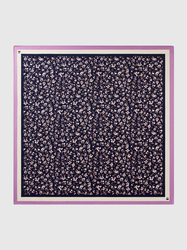 Foulard à motifs en tissu  Femme