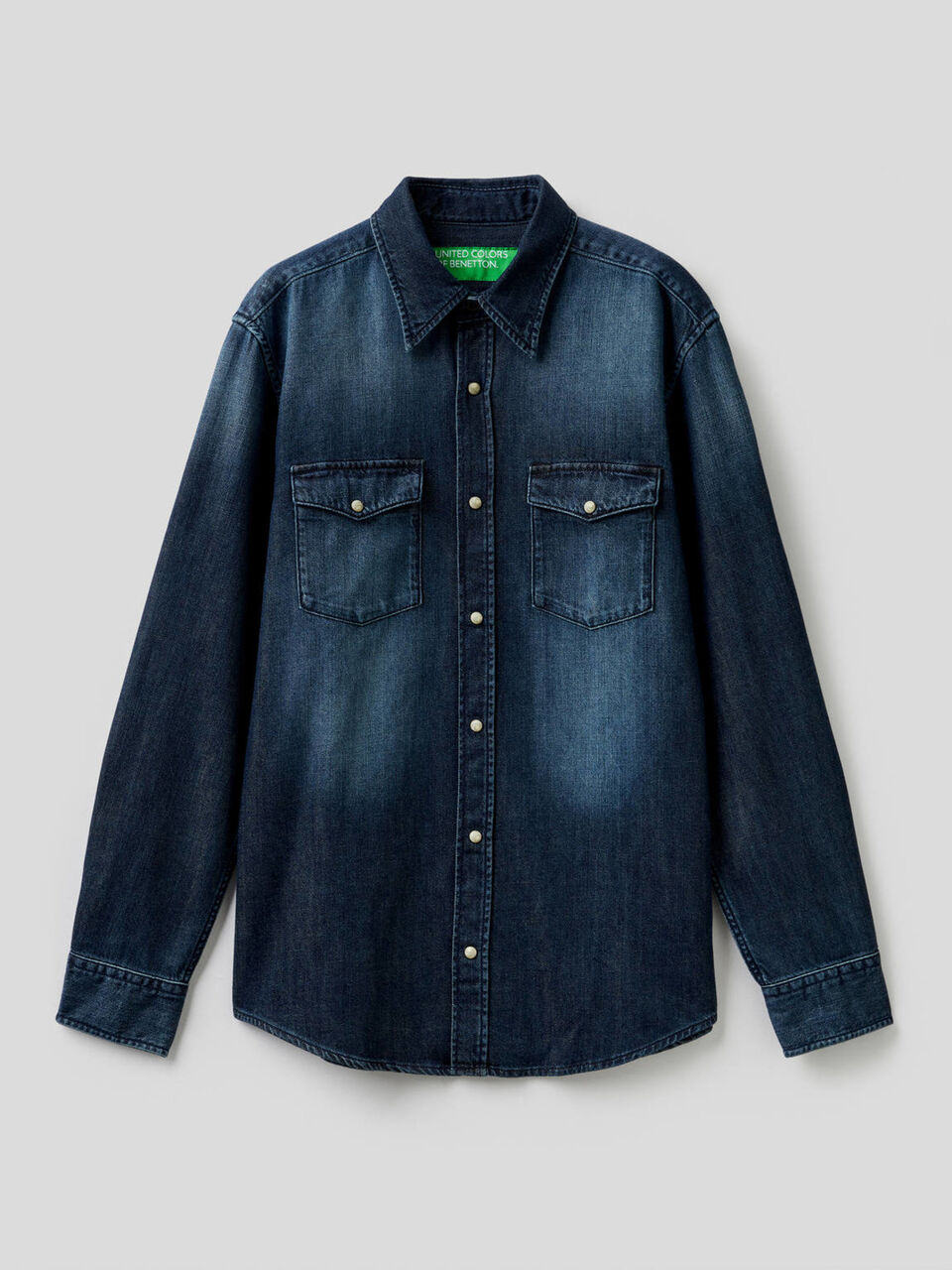 Chemise en denim de pur coton image number 1