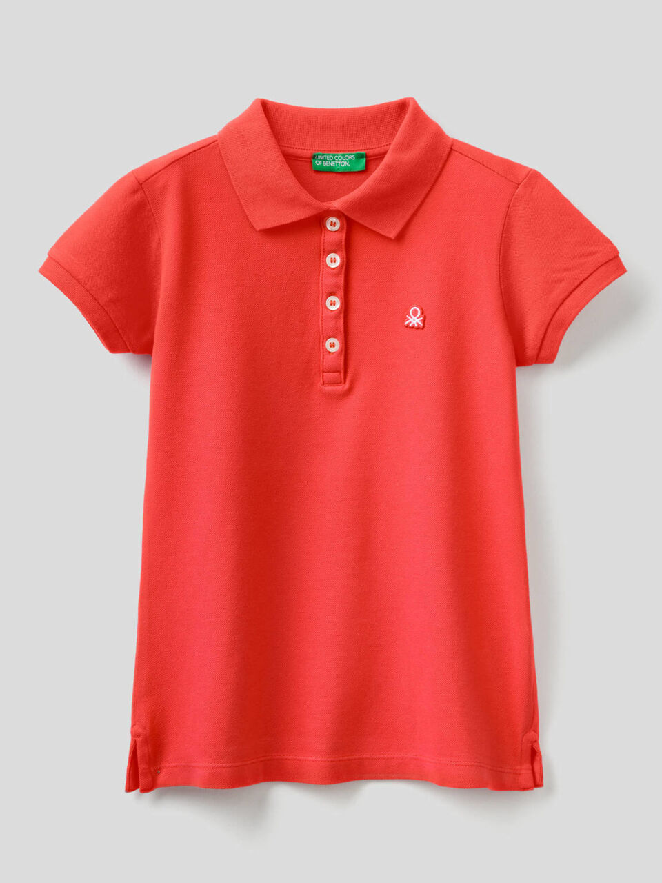 Polo en coton stretch image number 1