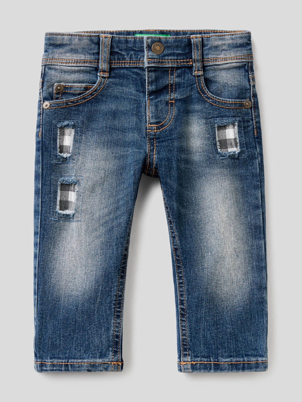 Jeans "Eco-Recycle" avec patchs image number 1