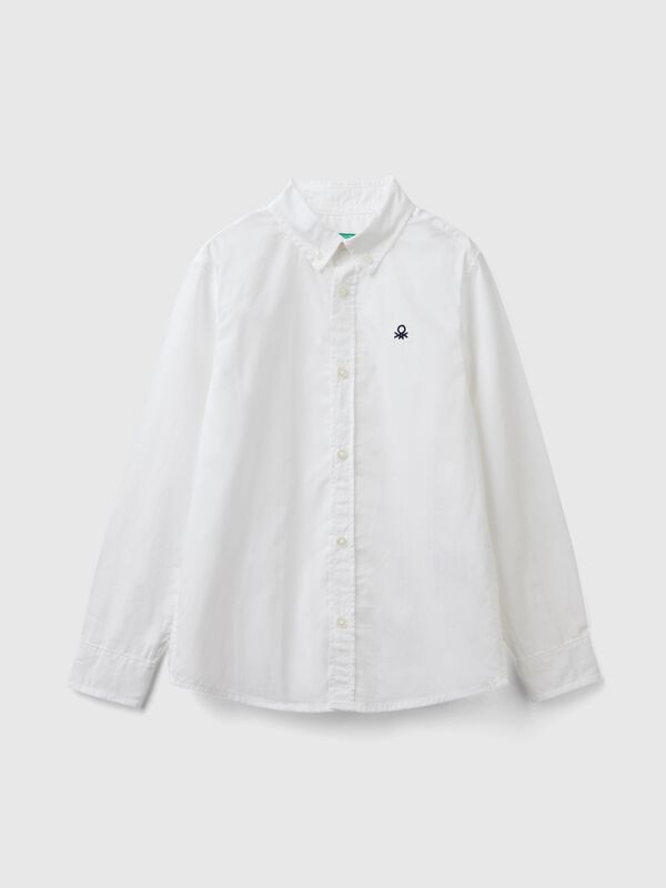 Chemise blanche à boutons Garçon