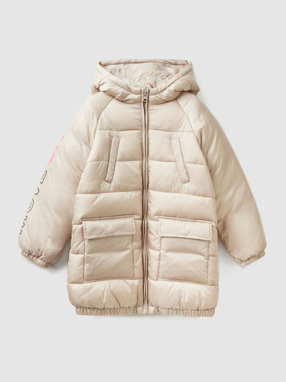 Blouson avec imprimé et capuche image number 1