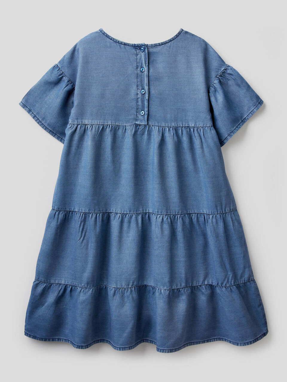 Robe à volants effet denim image number 2