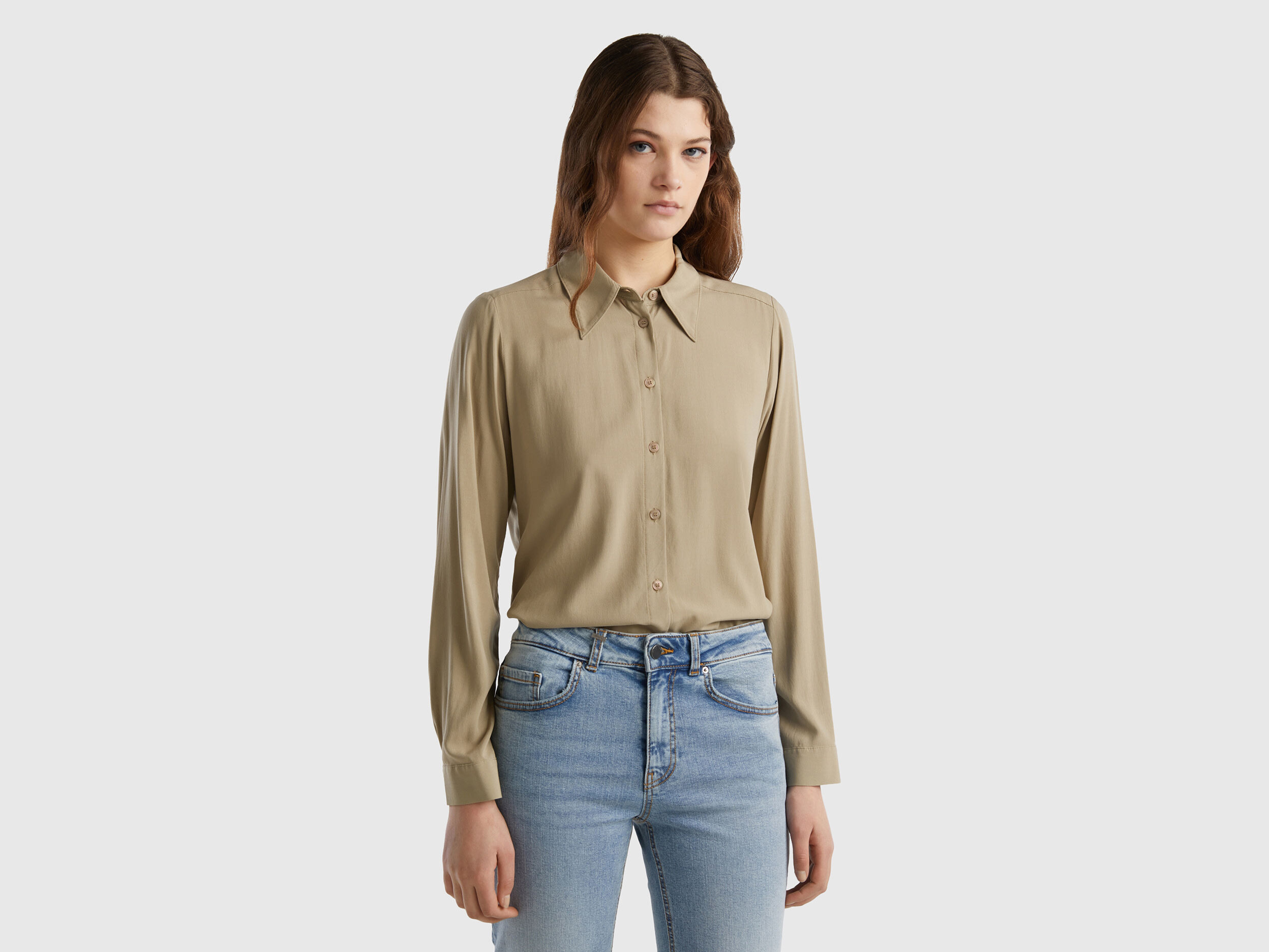 Chemise benetton top femme