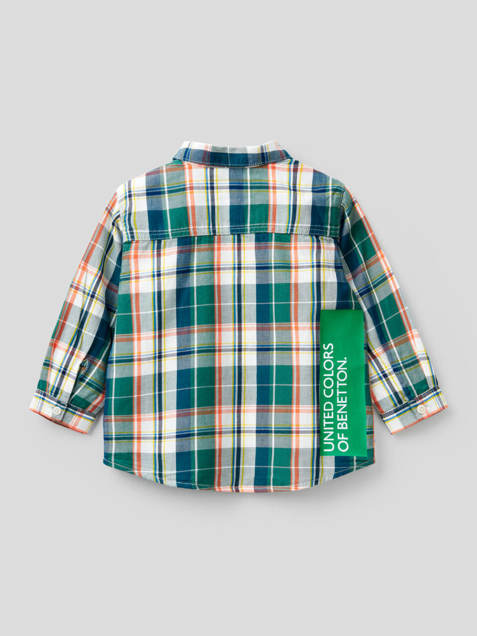 Chemise à carreaux 100% coton image number 2