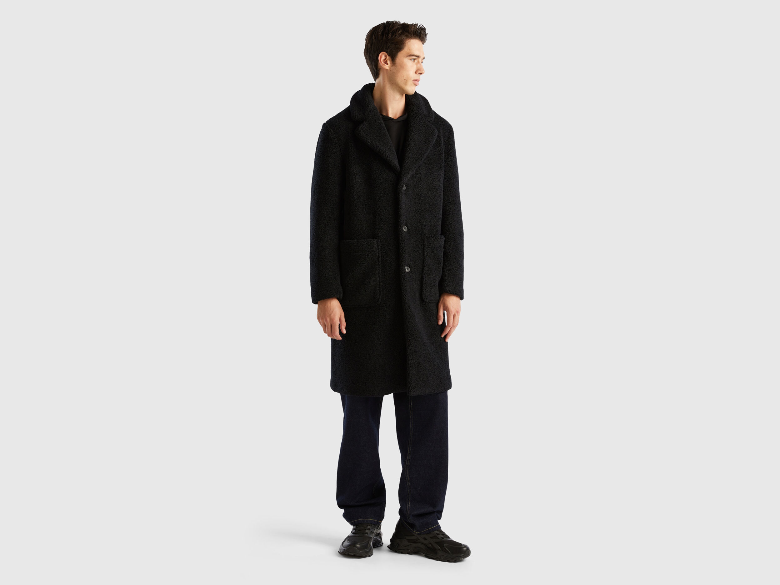 Manteau teddy homme deals