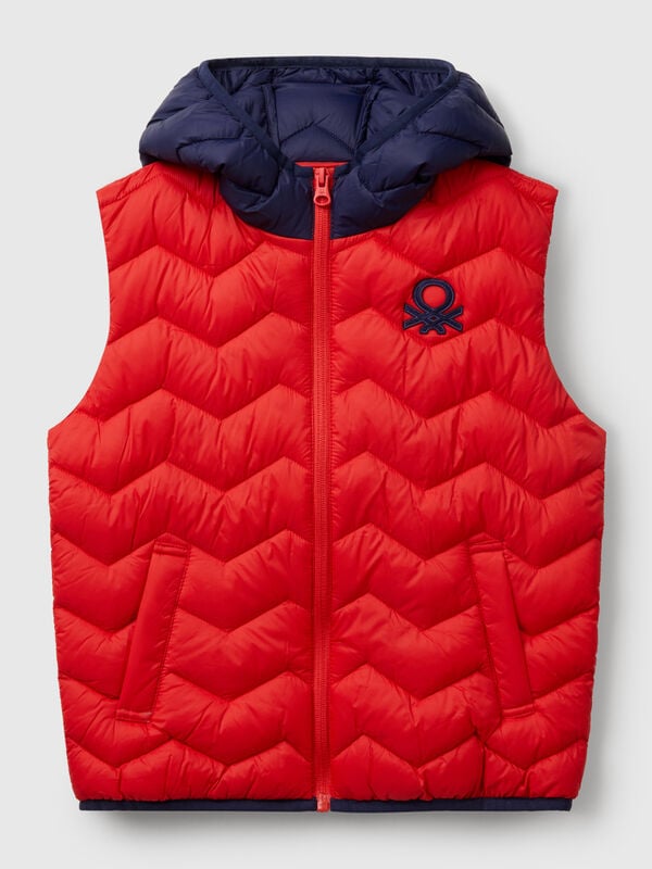 Gilet rembourré avec capuche Garçon