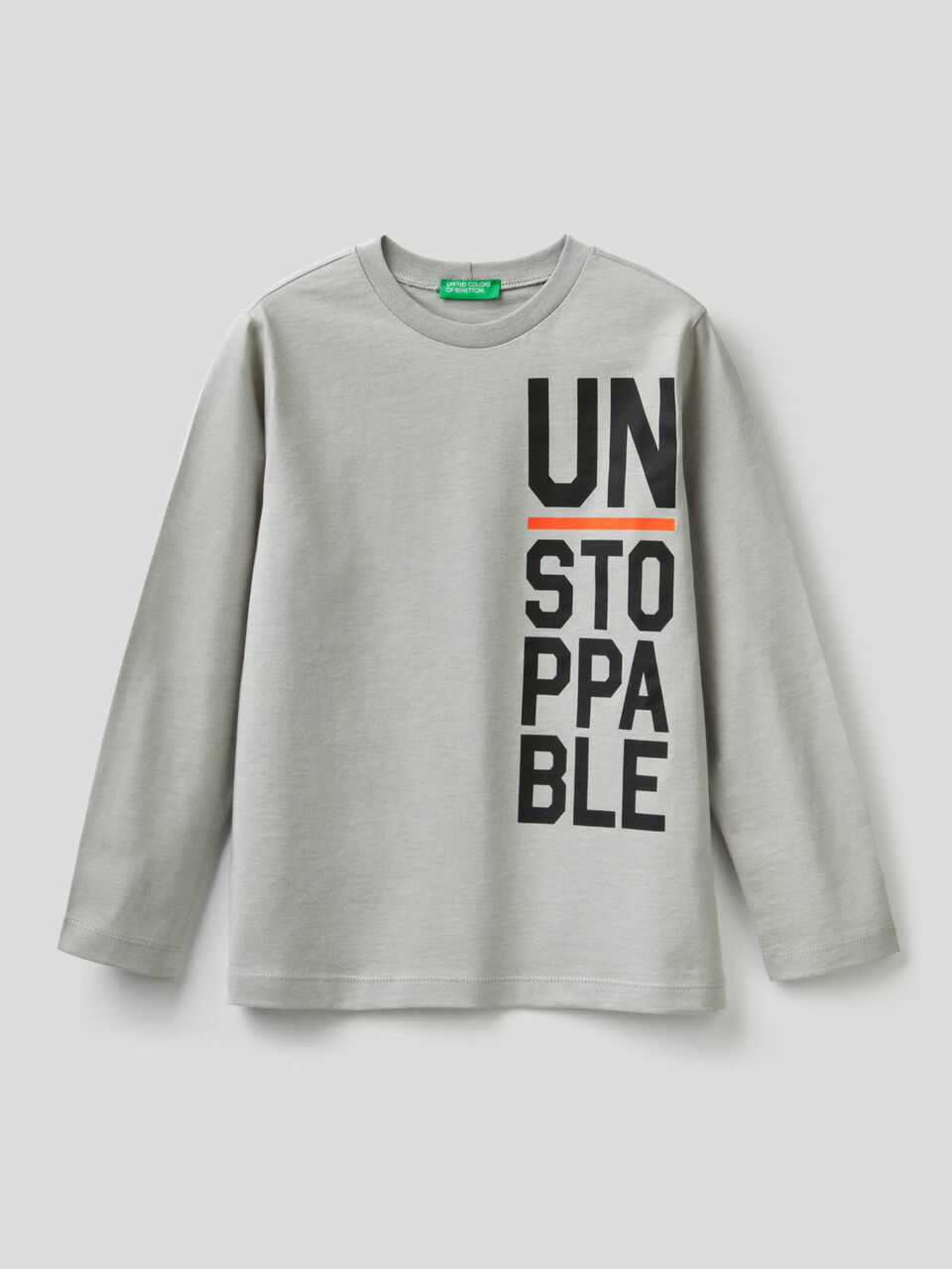 T-shirt manches longues en coton bio image number 1