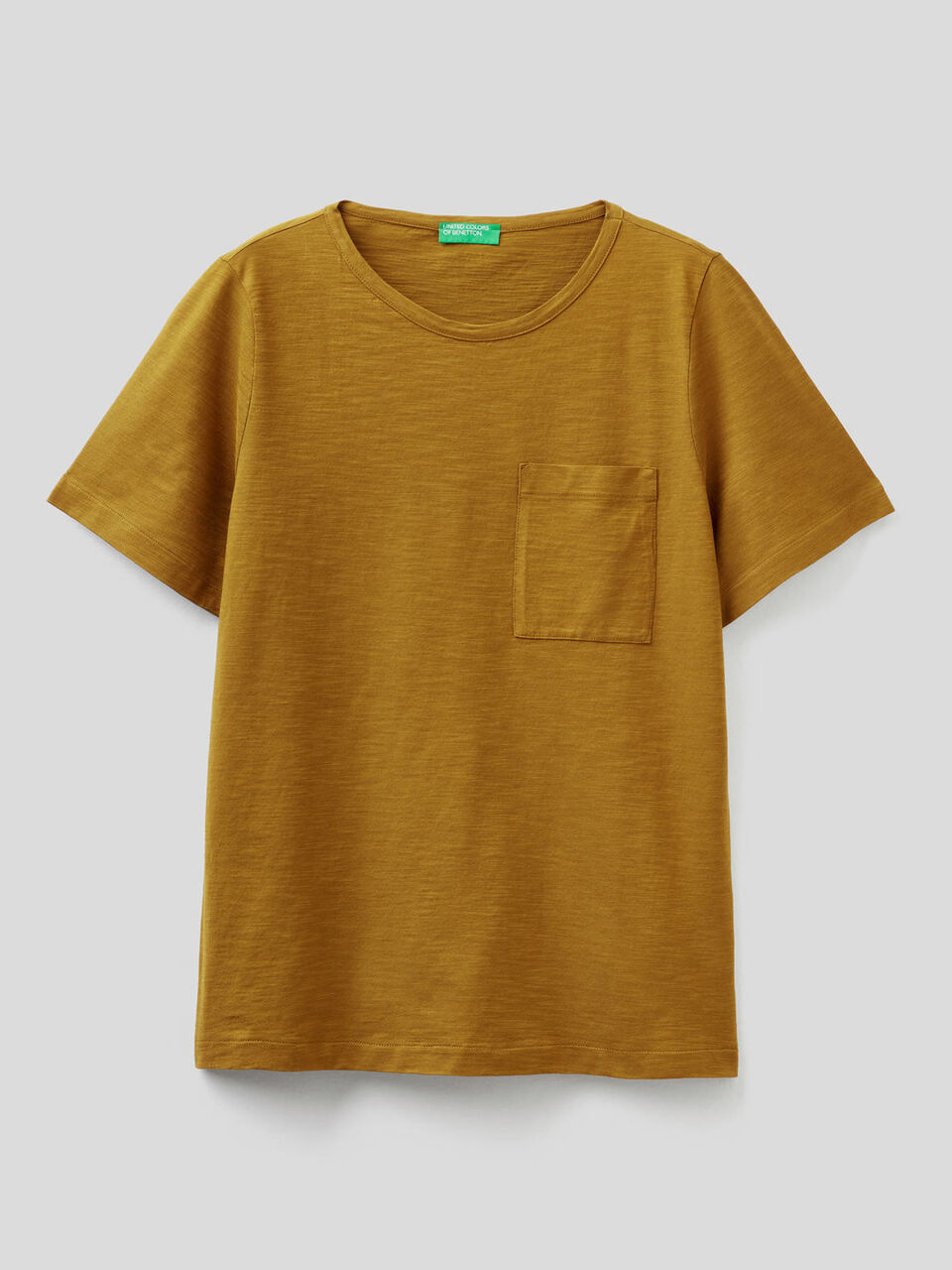 T-shirt uni avec pochette image number 1