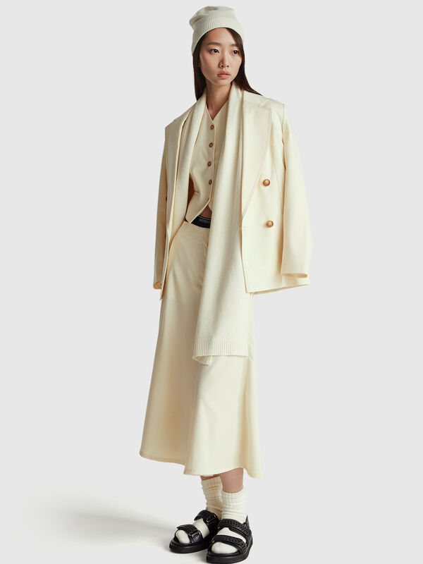 Pantalon large court Femme