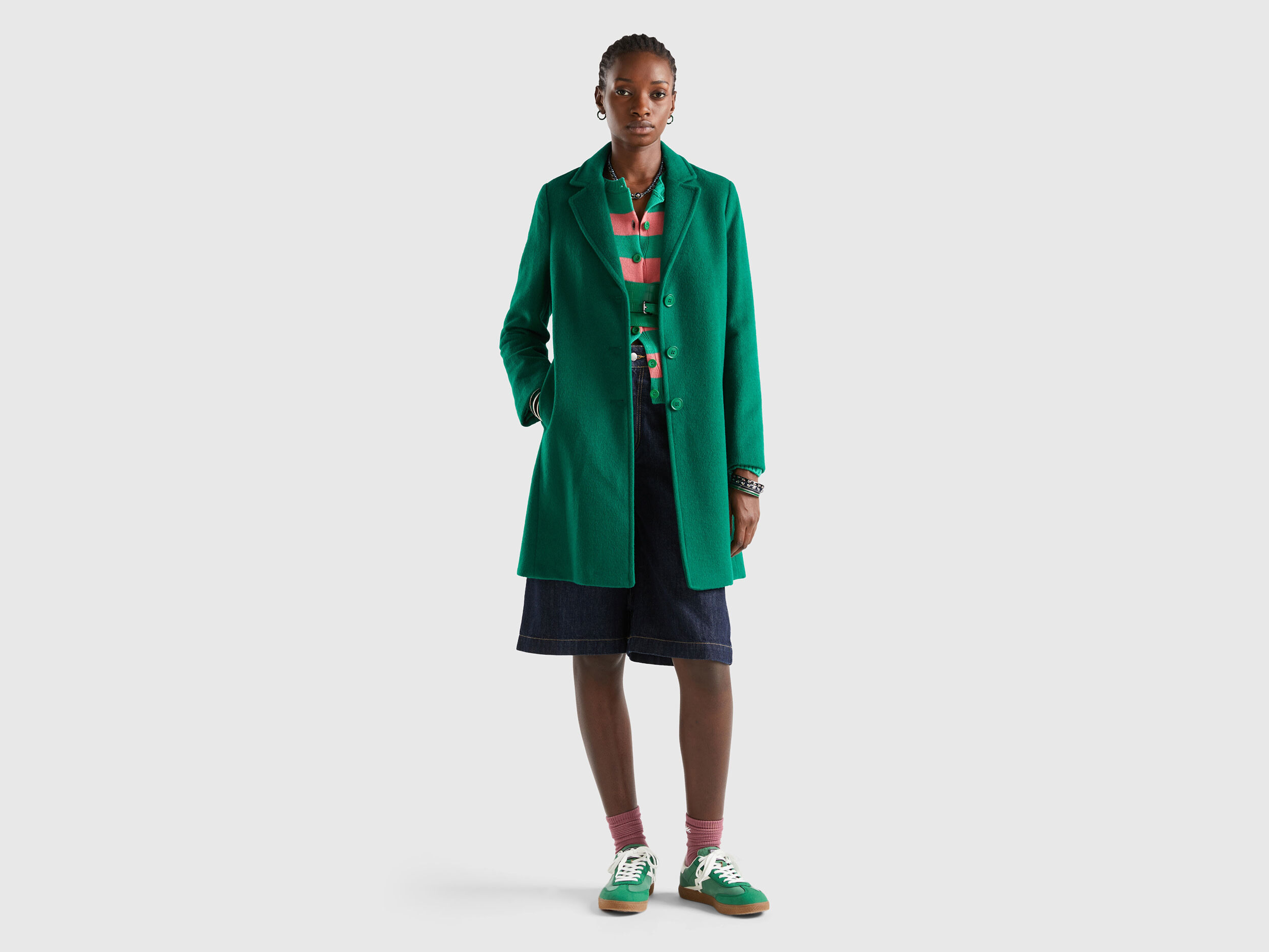 Manteau best sale benetton femme