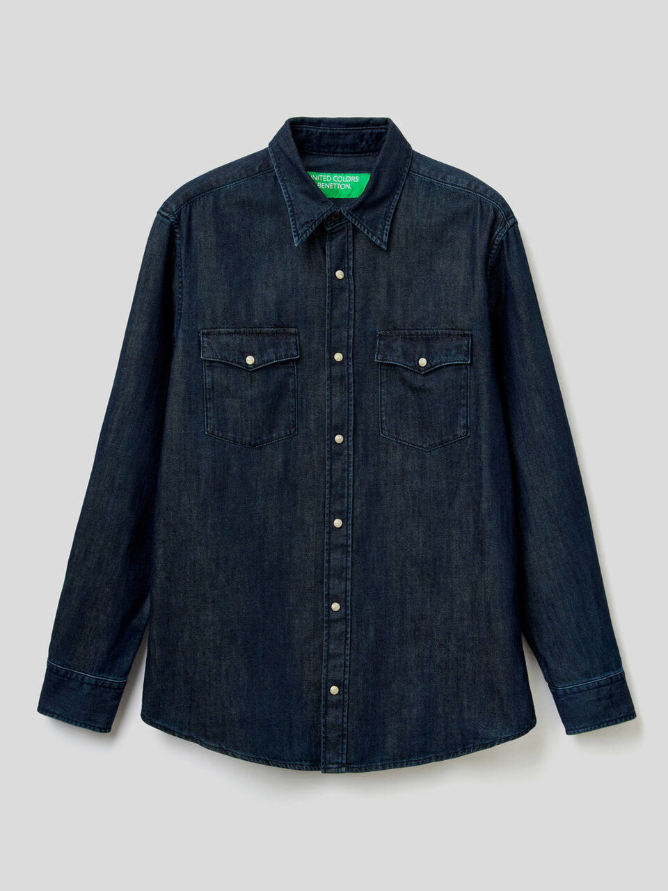 Chemise en denim de pur coton image number 1