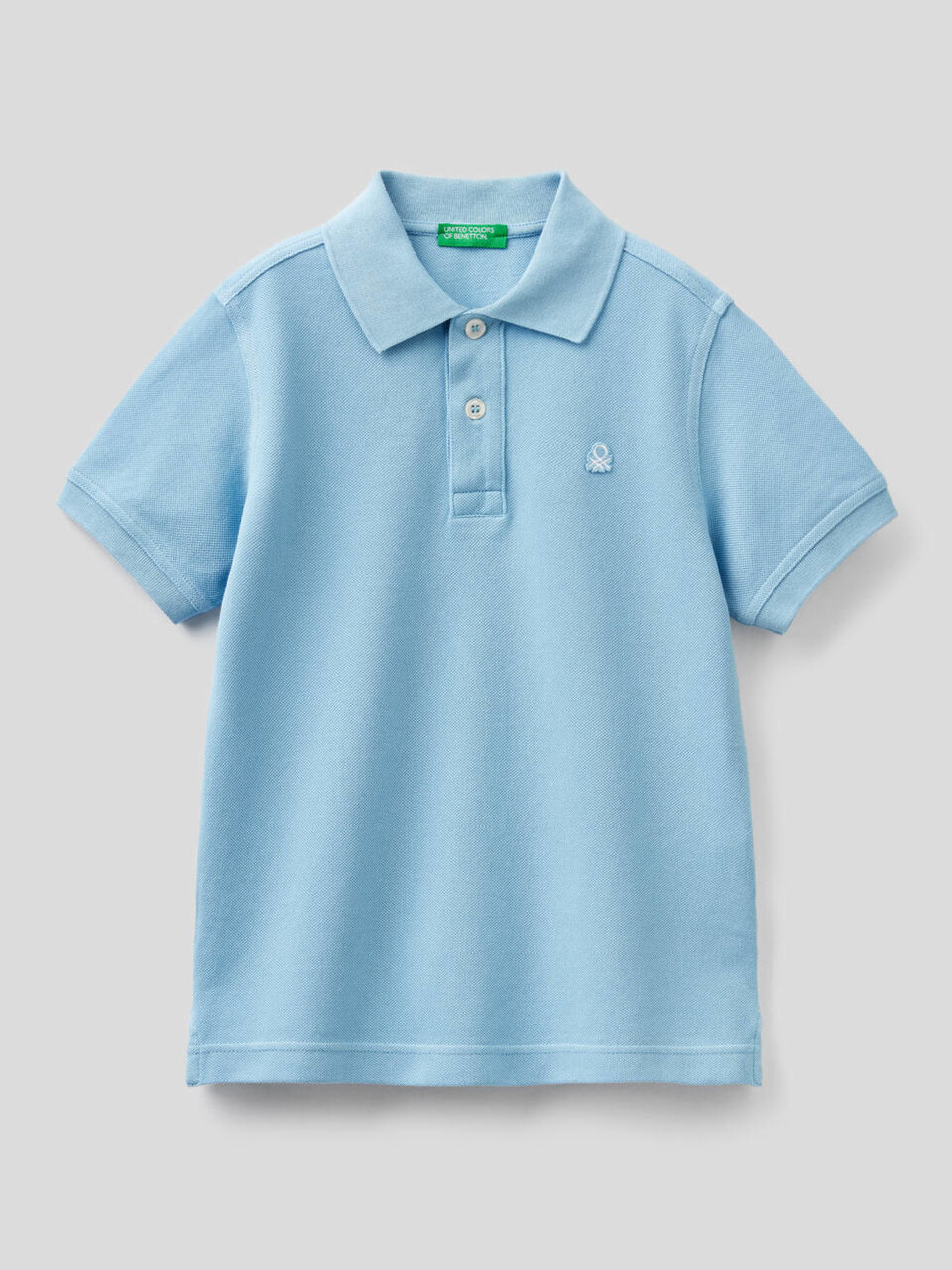 Polo en pur coton piqué image number 1