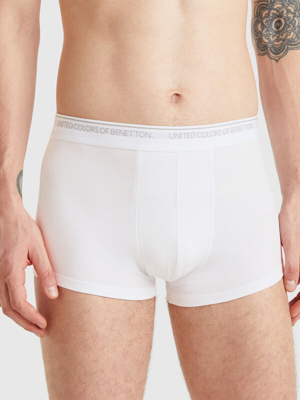 Boxer ajusté en coton  Homme