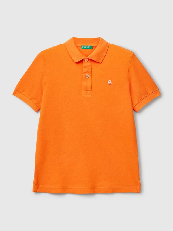 Polo slim en pur coton Garçon