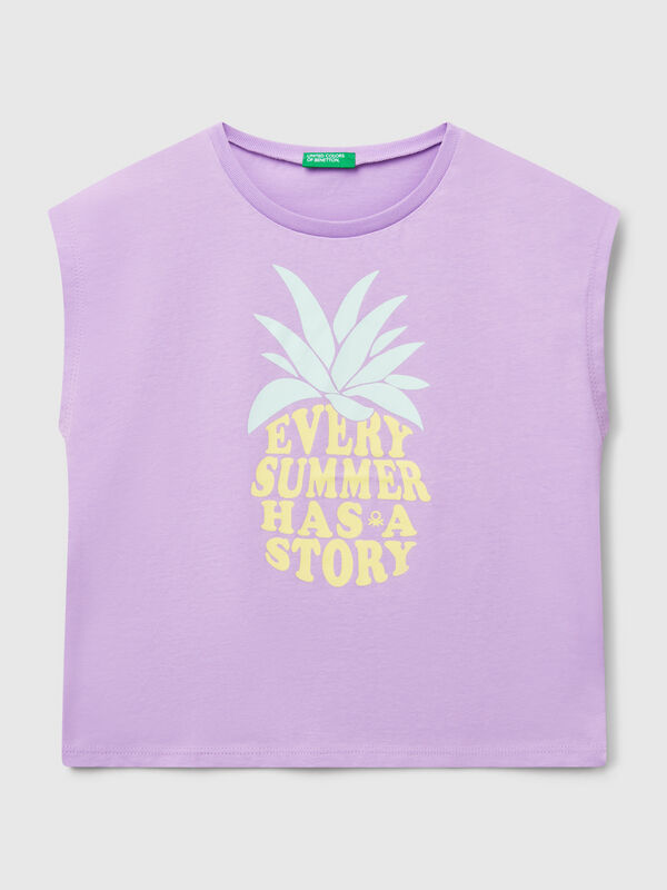 T-shirt à imprimé fluo Filles