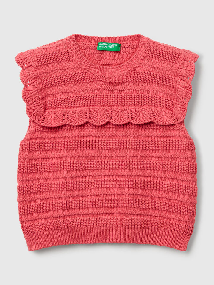 SLEEVELESS SWEATER SLEEVELESS SWEATER Filles