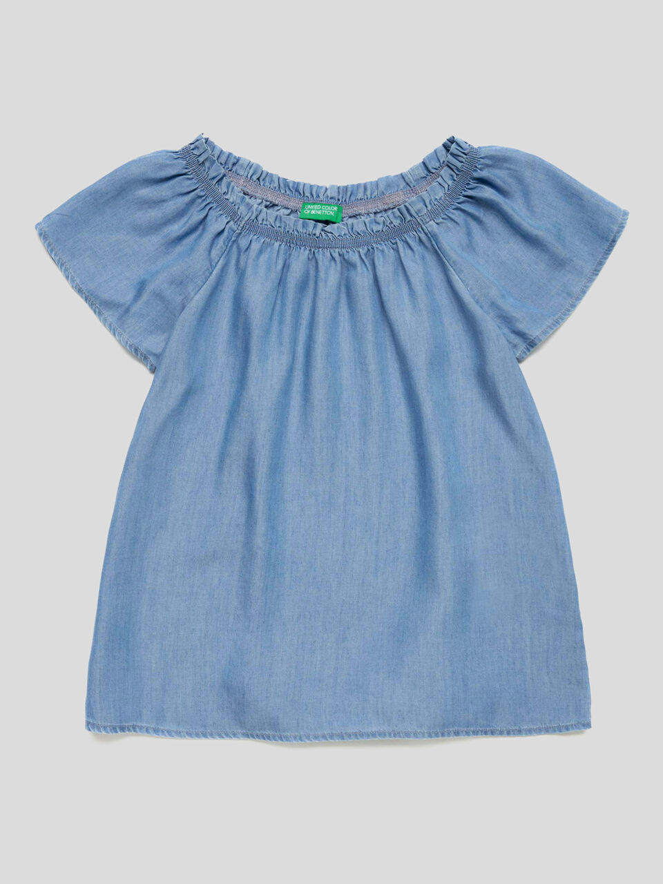 Blouse évasée avec ruches image number 1