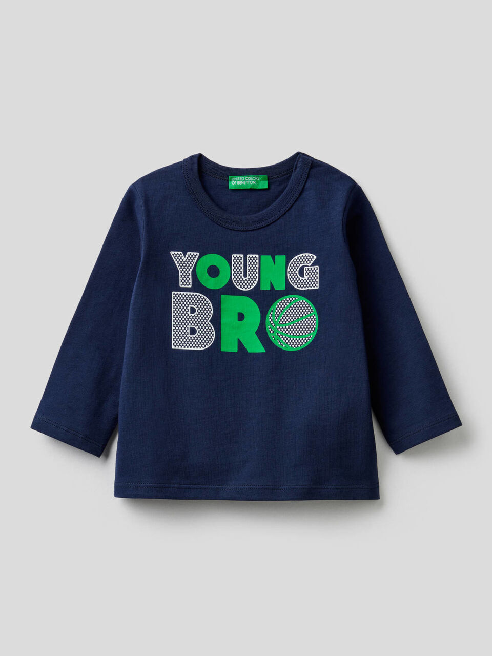 T-shirt manches longues en coton bio image number 1