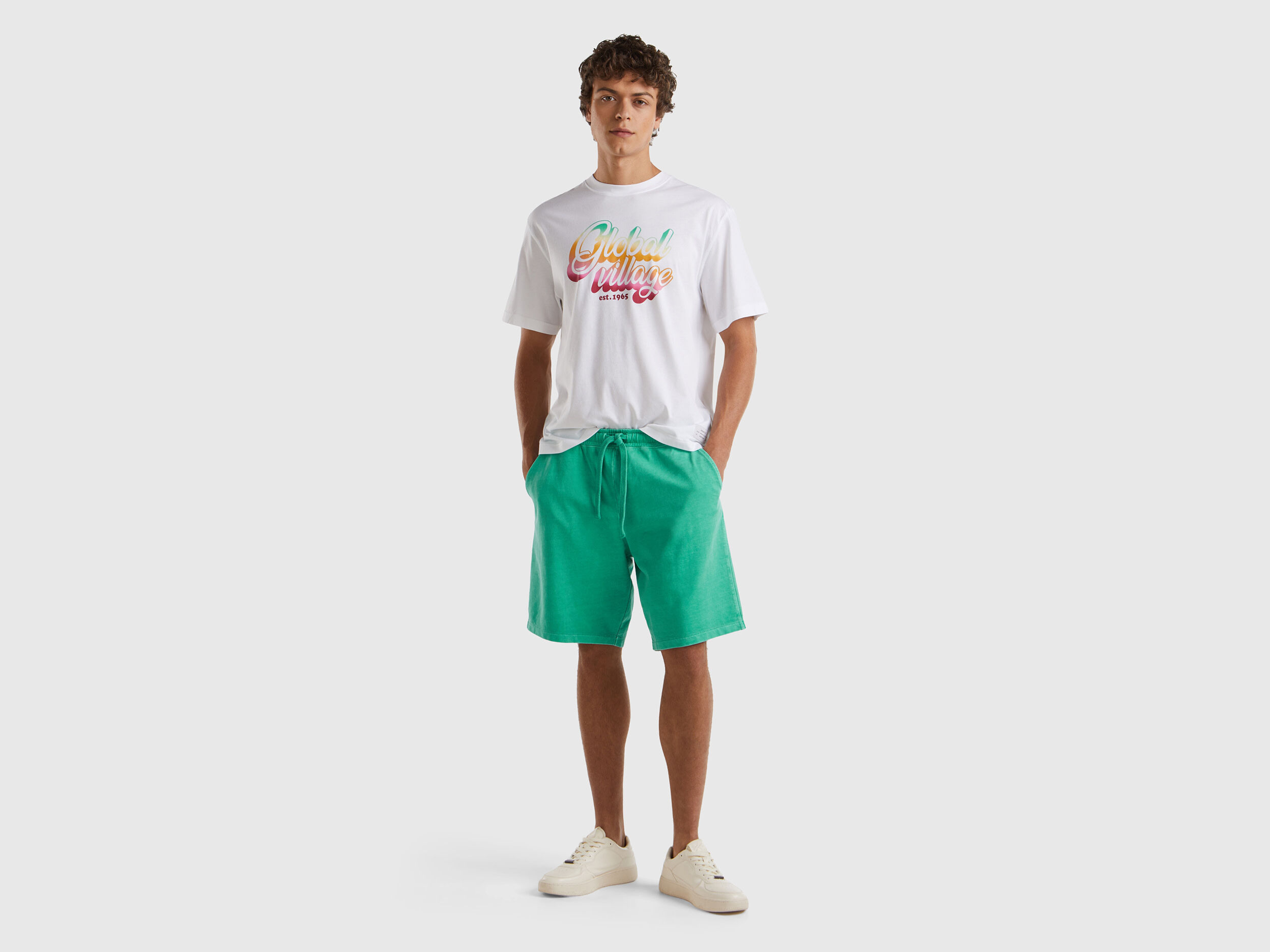 Short benetton homme cheap