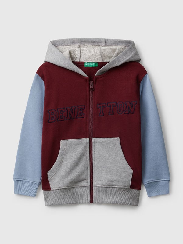 Sweat à capuche avec broderie Garçon