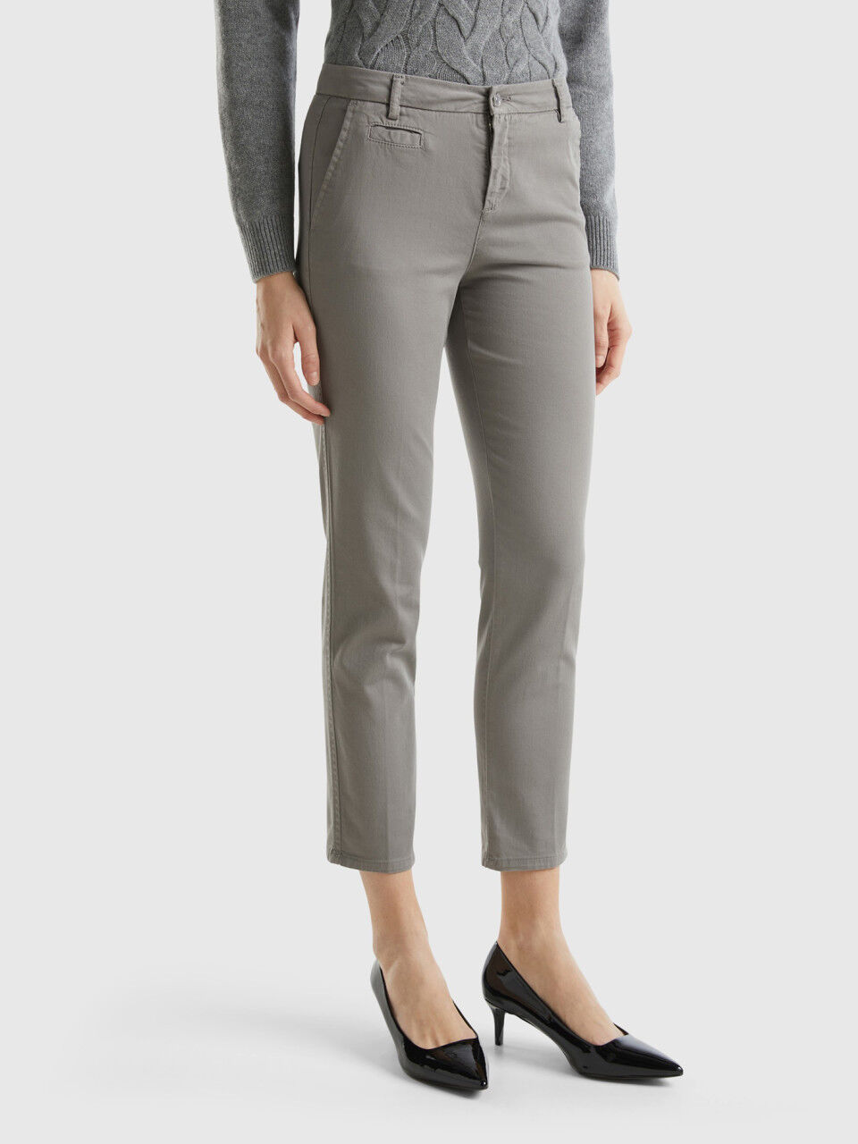 Pantalons Chino Femme Nouvelle Collection 2024 Benetton