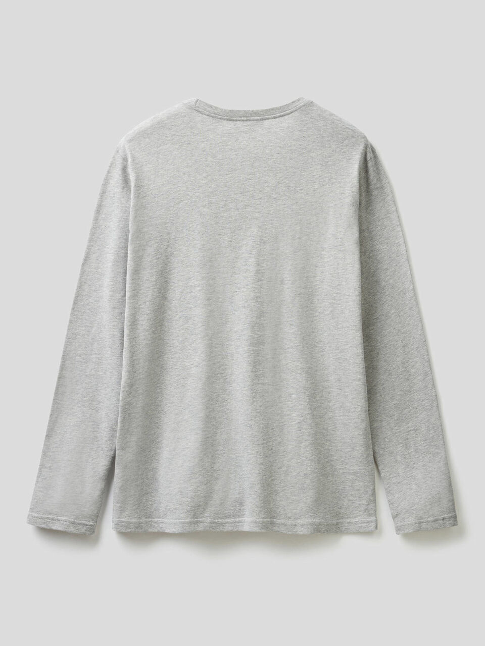 T-shirt à manches longues en pur coton image number 2