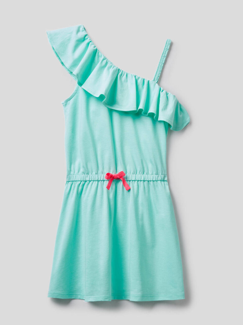 Robe asymétrique avec volant image number 1