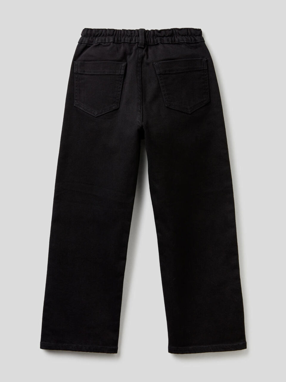 Pantalon coupe ample en coton stretch image number 2