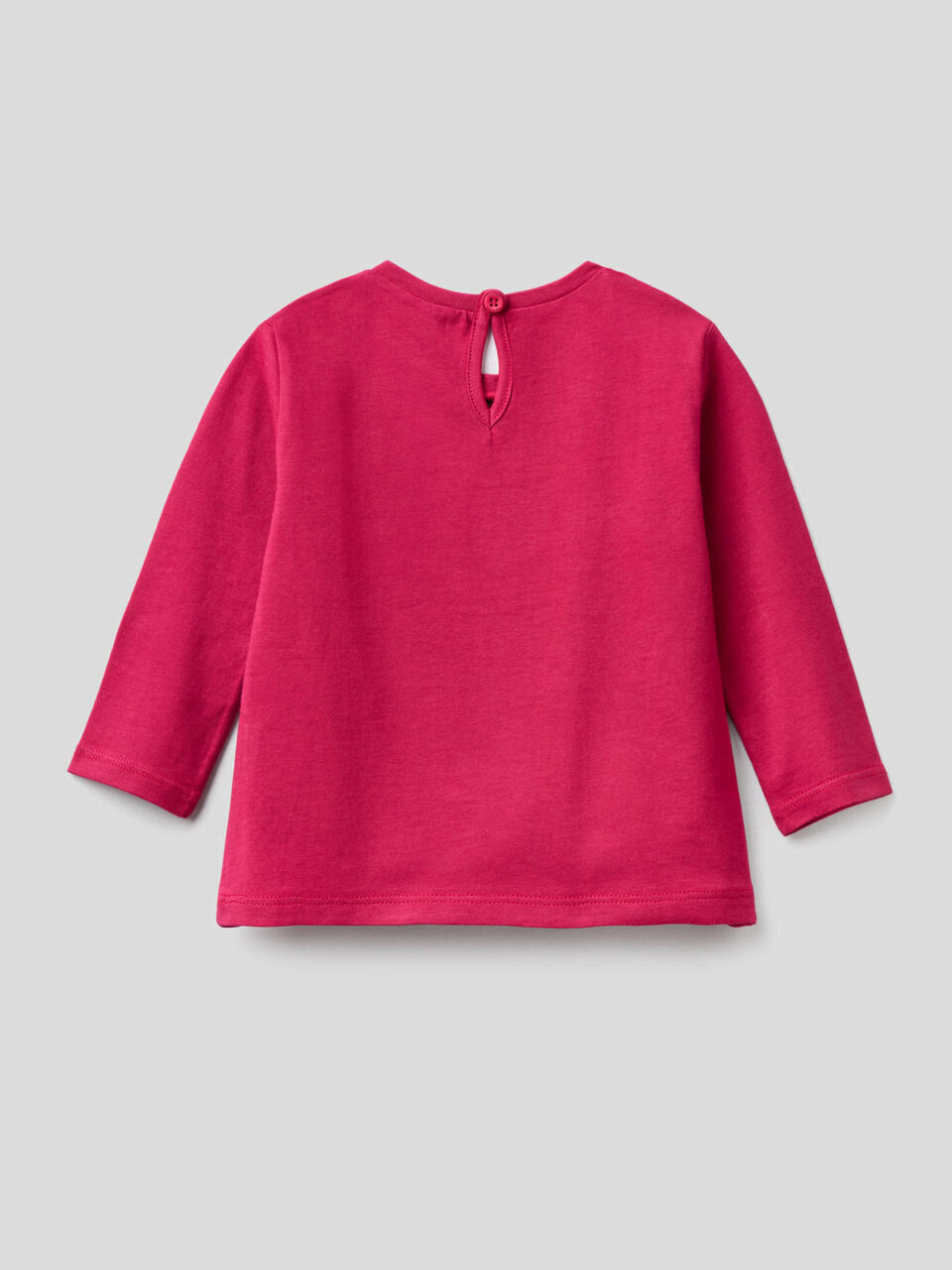 T-shirt manches longues en pur coton bio image number 2