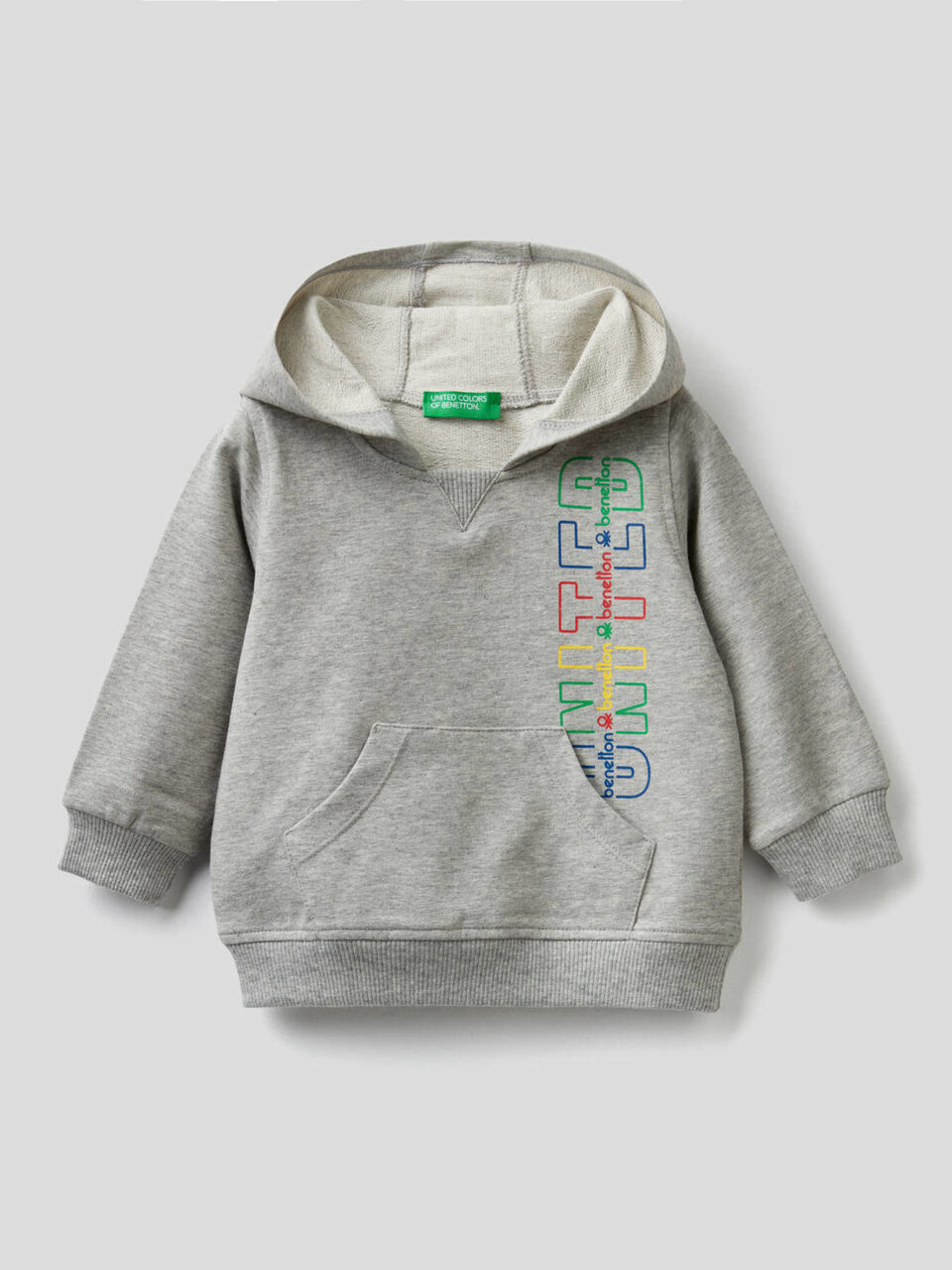 Sweat avec capuche en coton stretch image number 1